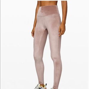 Wunder Lounge High-Rise Velvet Leggings